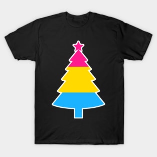 Christmas Tree LGBT Flag Pansexual T-Shirt